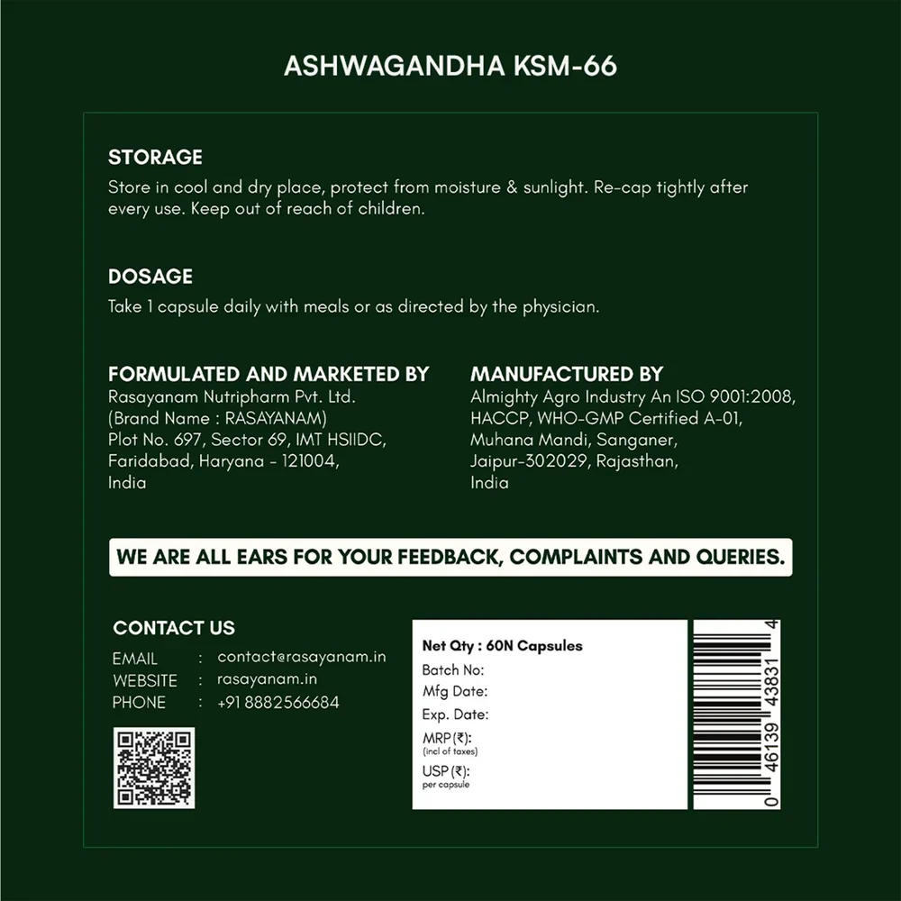 Ashwagandha KSM-66 (600 mg) - Image 10