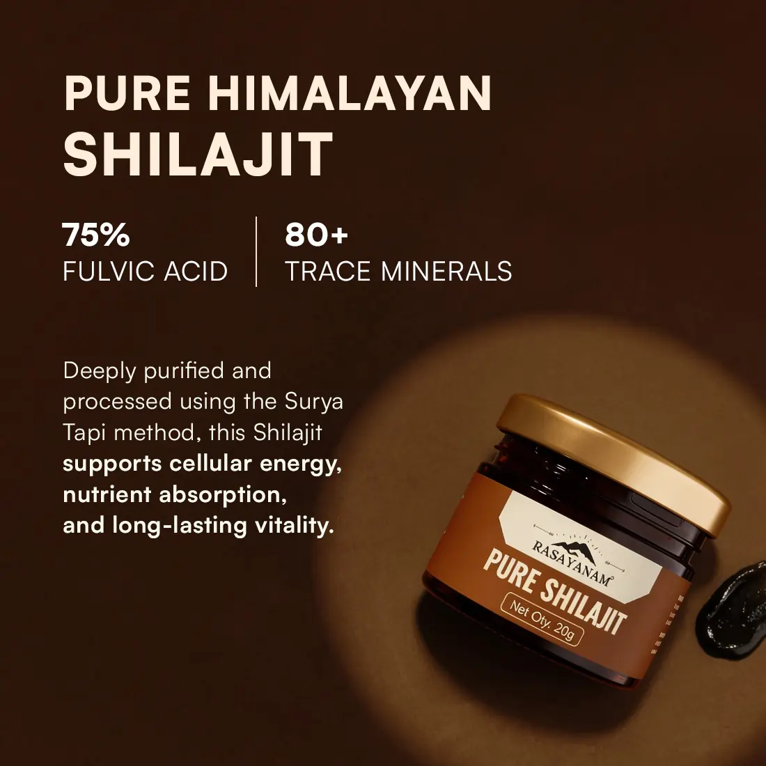 Ashwagandha KSM-66 and Pure Shilajit Combo for Energy, Stamina & Recovery - Image 4