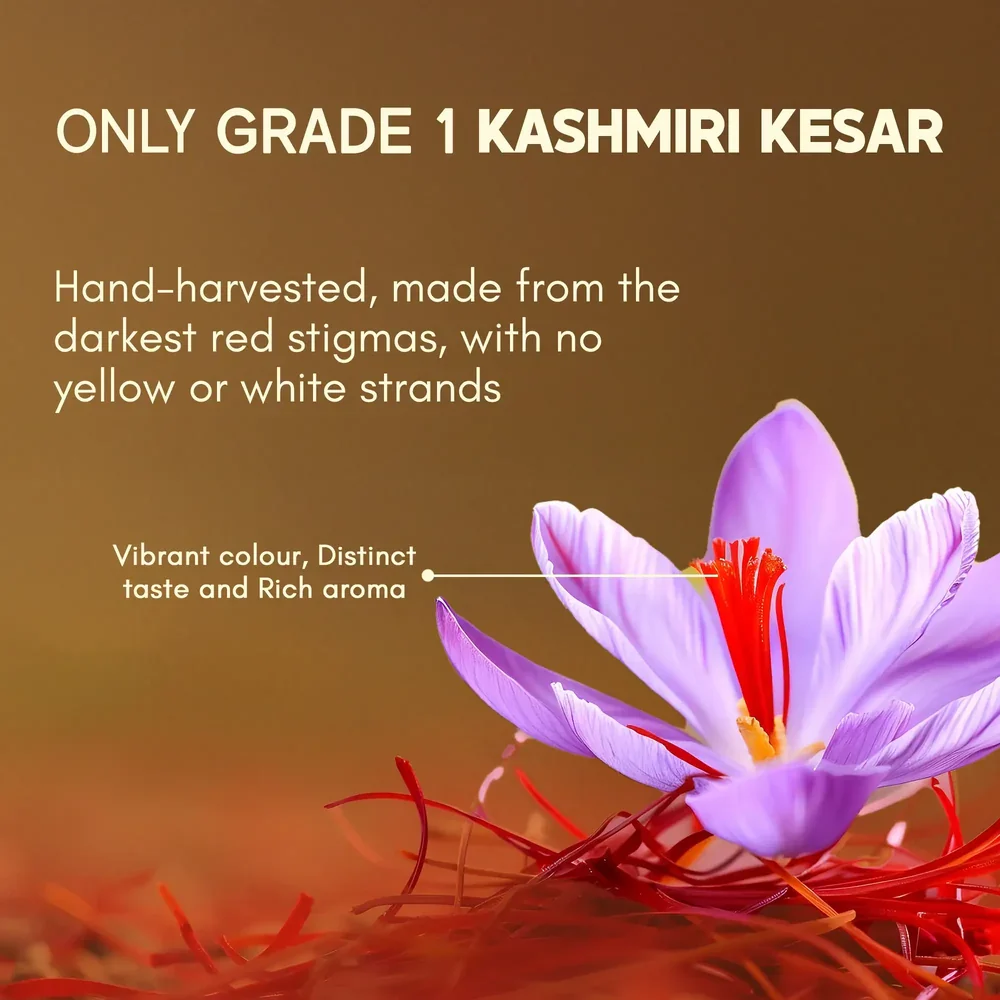 Kashmiri Mongra Saffron/Kesar (1g) - Image 3