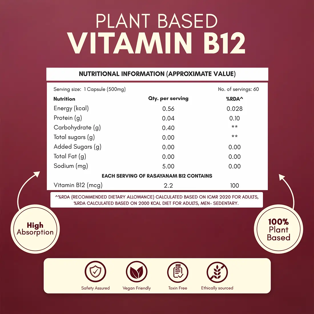Plant-Based Omega-3 and Vitamin B12 Combo for Brain, Joints & Energy Support - Image 10