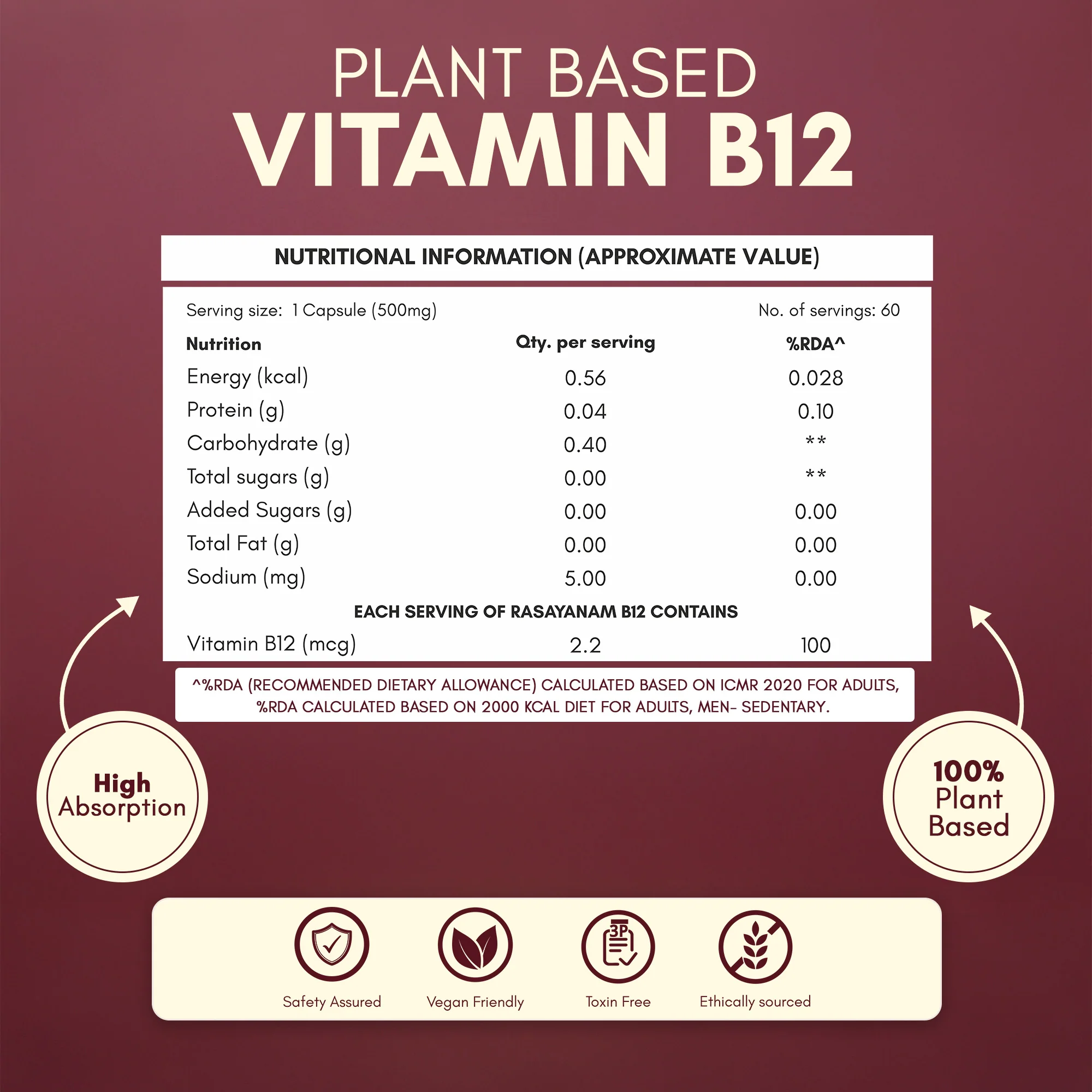 Plant-Based Vitamin B12 and Testoboost Combo for Energy & Stamina - Image 8