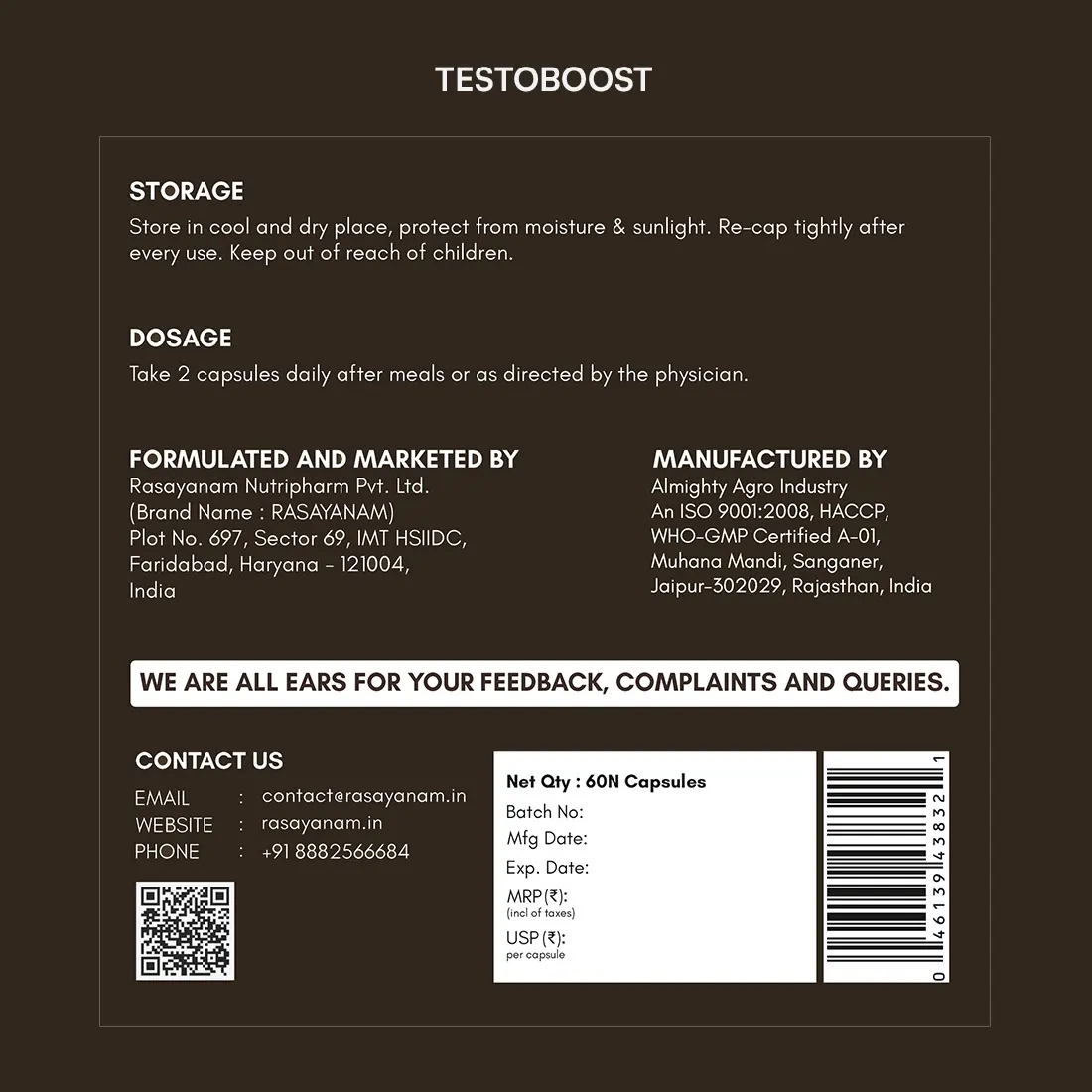 Testoboost and Gokhru-60 Combo for Strength, Drive & Vitality - Image 12