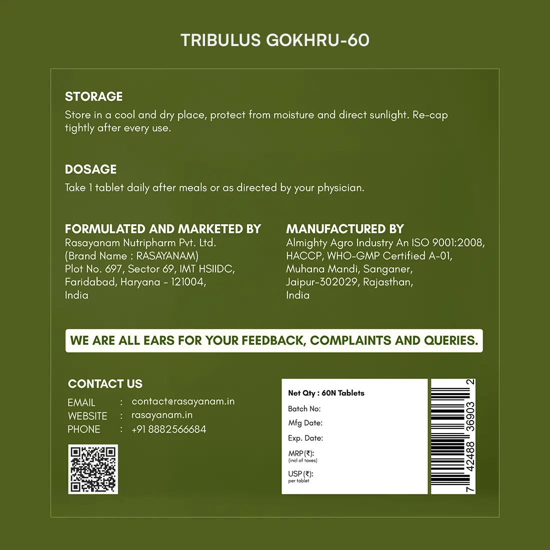 Testoboost and Gokhru-60 Combo for Strength, Drive & Vitality - Image 13