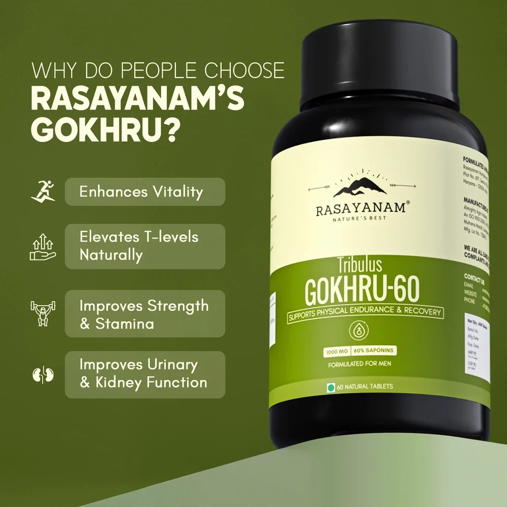 Tribulus Gokhru-60 (1000 mg) - Image 6